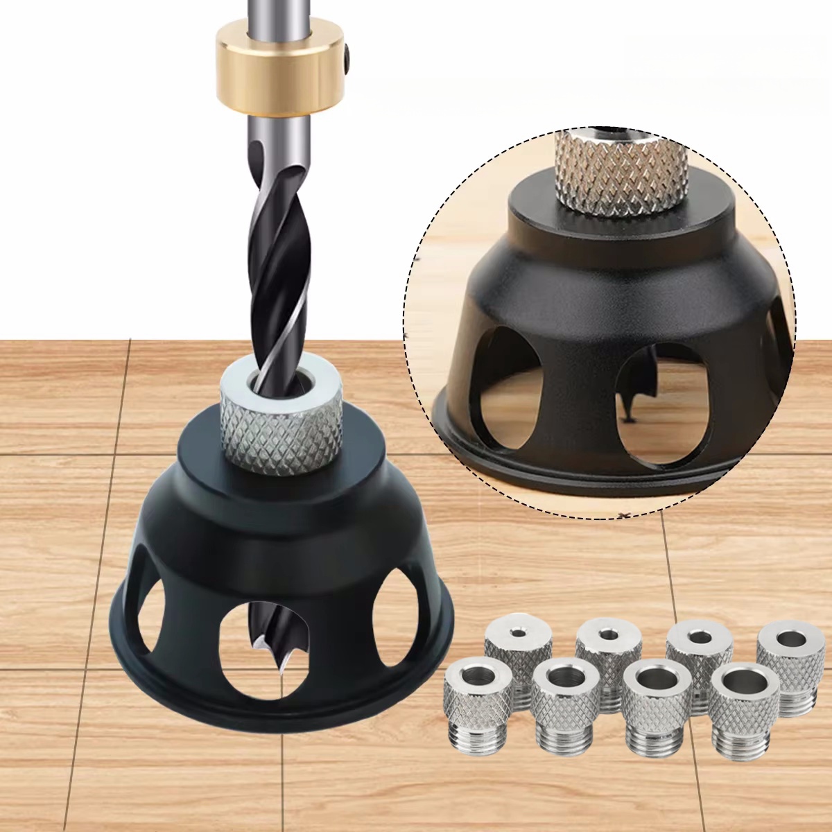 Dowel Jig Kit - Dikey Matkap Kılavuzu Dübel Jig Kiti
