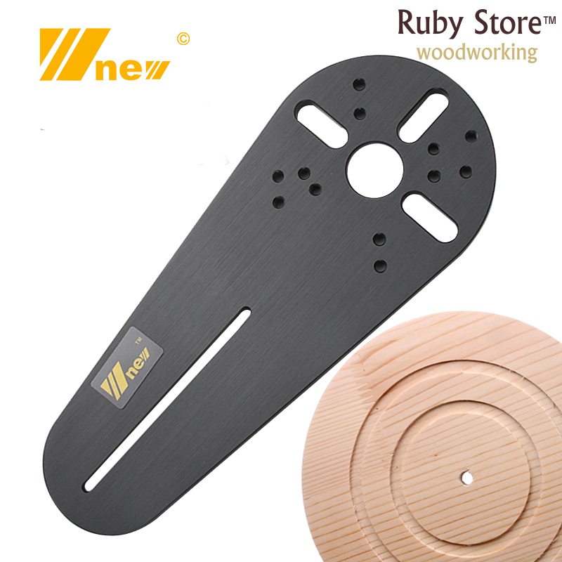Dowel Jig Kit - Küçük Yönlendiriciler/Tırpıcılar İçin Daire Kesme Jig'i,