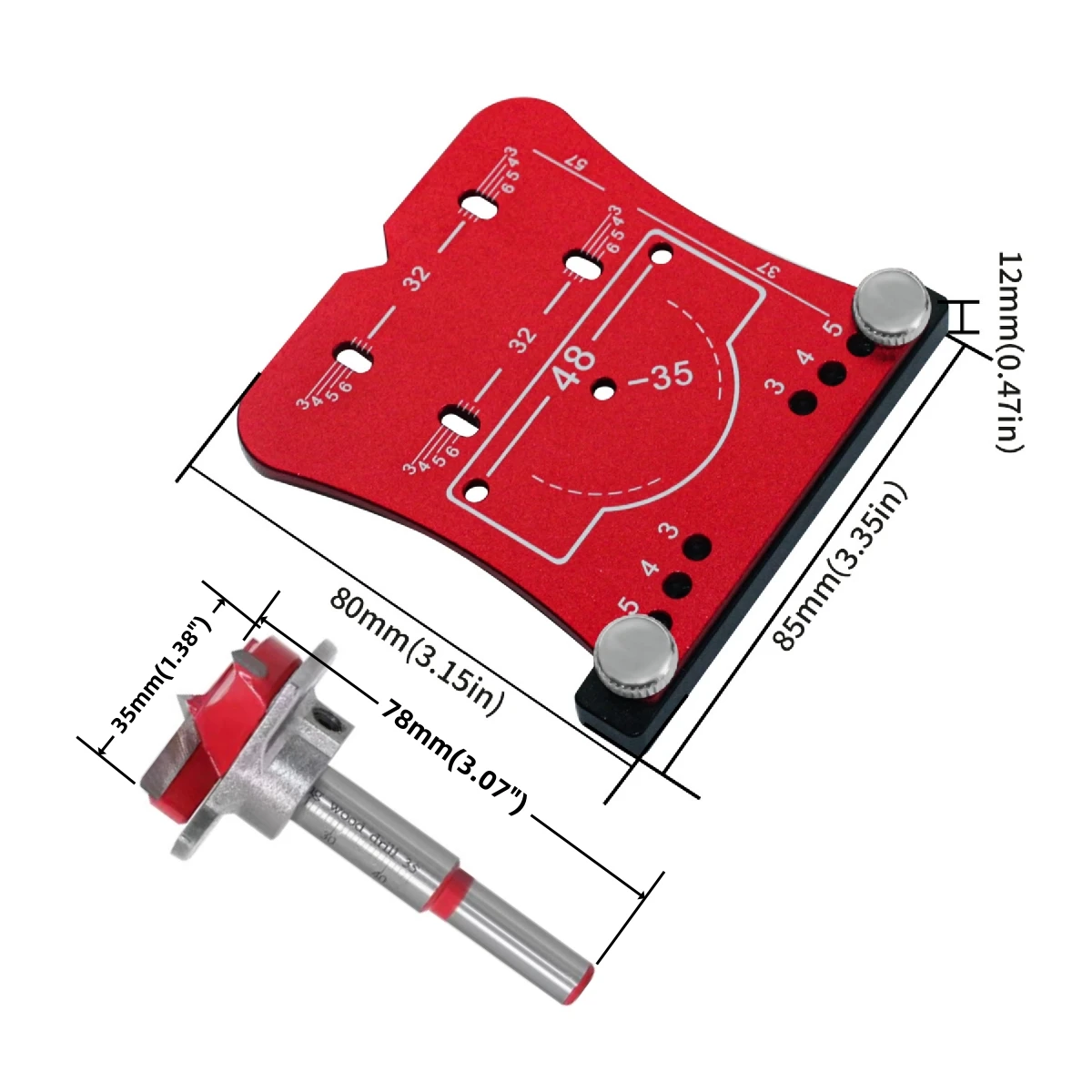 35mm Menteşe Delik Konumlandır - Dowel Jig Kit incelemesi ve fiyatı