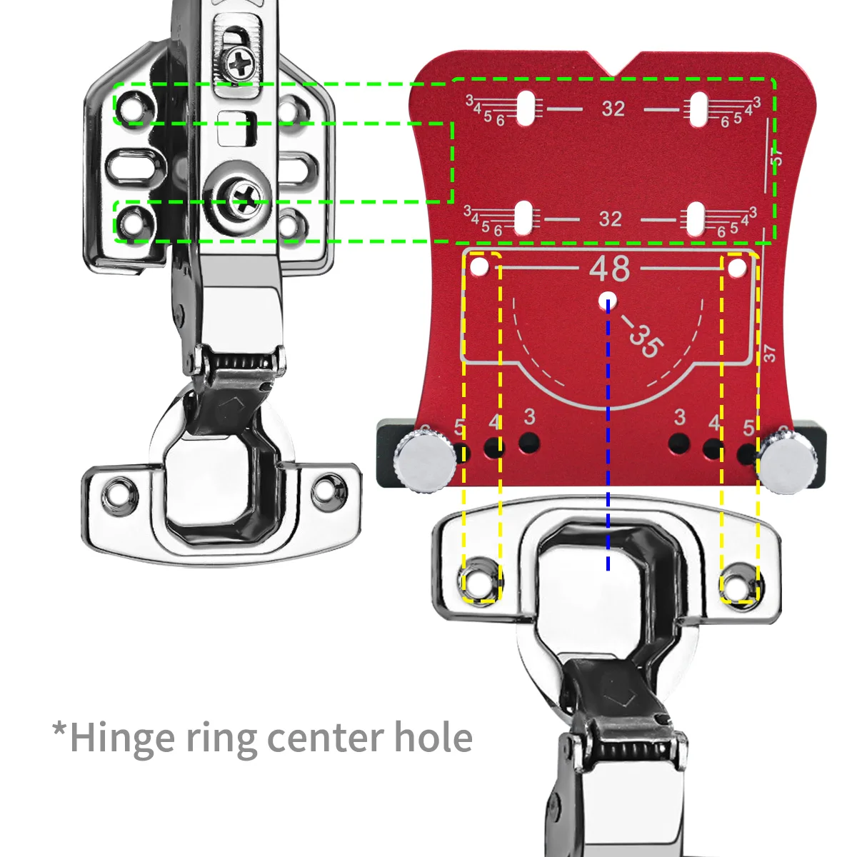 35mm Menteşe Delik Konumlandır - Dowel Jig Kit incelemesi ve fiyatı