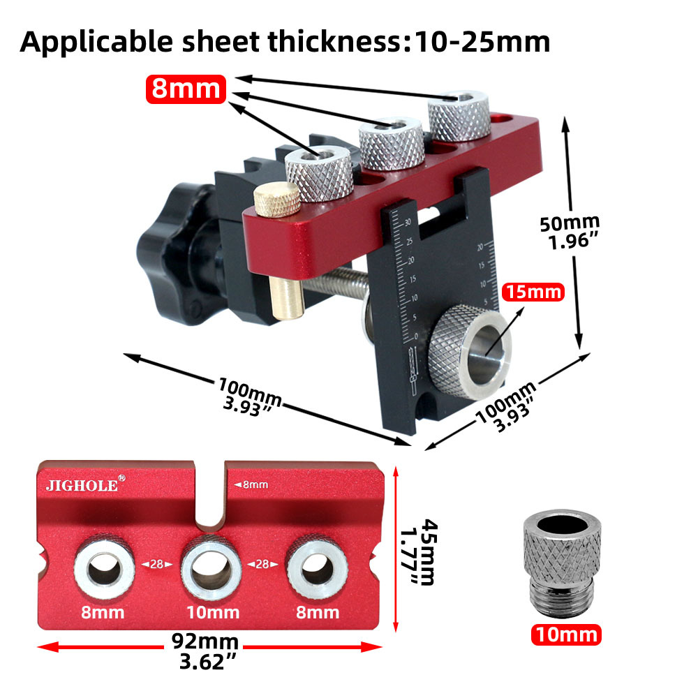 3'ü 1 Arada Evrensel Dübel ve  - Dowel Jig Kit incelemesi ve fiyatı