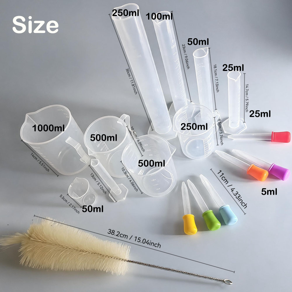 17 Parçalı Plastik Ölçüm Kabı  - Tools Youtube incelemesi ve fiyatı