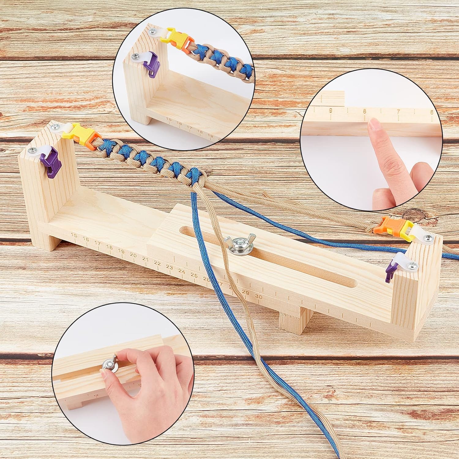 Ahşap Paracord Jig Bileklik Ya - Dowel Jig Kit incelemesi ve fiyatı
